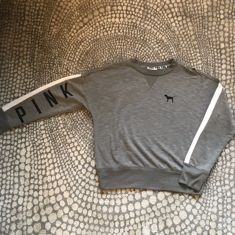 VS Pink grey sweatshirt